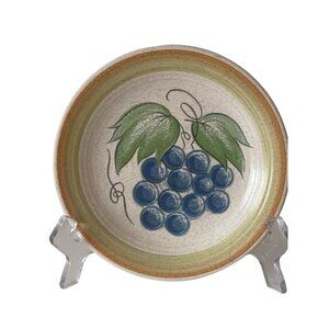 Franciscan Earth Ware Bread Plate Blue Grapes Replacement Vintage 1960s